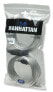 Фото #3 товара Manhattan USB-A to USB-B Cable - 11m - Male to Male - Active - 480 Mbps (USB 2.0) - Built In Repeater - Hi-Speed USB - Translucent Silver - Three Year Warranty - Polybag - 11 m - USB A - USB B - USB 2.0 - 480 Mbit/s - Silver