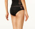 Фото #3 товара Becca 183299 Women's Lace Hipster Bikini Bottoms Black Sz S/P