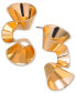 ფოტო #1 პროდუქტის Gold-Tone Folded Drop Earrings, Created for Macy's