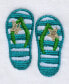 Фото #2 товара Beach Mode Flip-Flop Motif Cotton Fingertip Towel, 11" x 18"