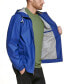 Фото #5 товара Men's Rubberized Lightweight Hooded Rain Jacket, Created for Macy's