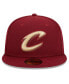 Фото #3 товара Men's Wine Cleveland Cavaliers 2023/24 City Edition Alternate 59FIFTY Fitted Hat