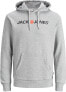 Фото #1 товара Regular Fit men´s sweatshirt JJECORP 12137054 Light Grey Melange REG FIT - MELANGE