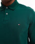 Tommy Hilfiger Long Sleeve Regular Polo Shirt in Green Blue