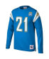 Фото #3 товара Men's Ladainian Tomlinson Powder Blue San Diego Chargers 2009 Retired Player Name and Number Long Sleeve T-shirt