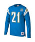 Men's Ladainian Tomlinson Powder Blue San Diego Chargers 2009 Retired Player Name and Number Long Sleeve T-shirt Голубой, M - фото #3