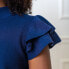 ფოტო #4 პროდუქტის Women's Mock Neck Flutter Sleeve Sweater Dress