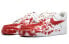 Кеды Nike Air Force 1 Low Бело-красные CW2288-111 35.5 - фото #4