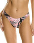 Фото #1 товара Bcbgeneration Tracks Scoop Bikini Bottom Women's Pink Xl