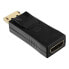 Kindermann 5809000082 Kabeladapter DisplayPort HDMI Schwarz - Adapter - Digital/Display/Video