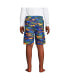 Boys Printed Swim Trunks