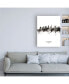 Фото #3 товара Michael Tompsett Columbus Ohio Skyline Portrait II Canvas Art - 27" x 33.5"