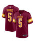 Фото #1 товара Men's Jayden Daniels Burgundy Washington Commanders 2024 NFL Draft First Round Pick Player Game Jersey