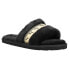 Фото #2 товара Puma Fluff Remix Metallic Bx Slide Womens Black Casual Sandals 38672702