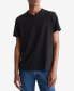 Фото #2 товара Men's Smooth Cotton Solid V-Neck T-Shirt