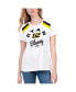 ფოტო #1 პროდუქტის Women's White Ryan Blaney Score T-shirt