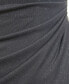 ფოტო #5 პროდუქტის Plus Size Draped Cold-Shoulder Dress