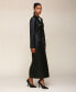 ფოტო #9 პროდუქტის Women's Equestrian-Detail Faux-Leather Maxi Skirt