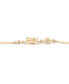 Diamond Station Link Bracelet (1/2 ct. t.w.) in 14k Gold, Created for Macy's Желтый, 7 inches - фото #5