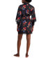 Women's Floral Wrap Robe, Created for Macy's