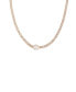 Single Freshwater Pearl with Cubic Zirconia 18K Gold Plated Necklace