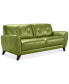 Фото #6 товара Myia 82" Tufted Back Leather Sofa and 62" Loveseat Set, Created for Macy's