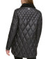 Фото #2 товара Women's Faux-Fur-Collar Quilted Coat