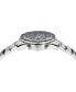 ფოტო #2 პროდუქტის Men's Swiss Chronograph Greca Dome Stainless Steel Bracelet Watch 43mm