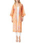 ფოტო #1 პროდუქტის Women's Caelan Floral-Print Duster Kimono