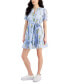 Фото #3 товара Платье с принтом цветов и полосок на завязках Nautica Jeans