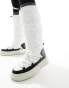 Pajar high leg quilted snow boots in white