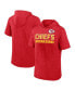 Фото #1 товара Men's Red Kansas City Chiefs Big Tall Hoodie T-Shirt