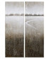 Фото #1 товара Listlessness Textured Metallic Hand Painted Wall Art by Martin Edwards, 60" x 20" x 2"