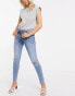 Фото #4 товара Mango ripped knee jeans in blue