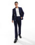 ASOS DESIGN straight suit trouser in navy