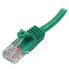 Фото #4 товара StarTech.com Cat5e Ethernet Patch Cable with Snagless RJ45 Connectors - 0.5 m - Green - 0.5 m - Cat5e - U/UTP (UTP) - RJ-45 - RJ-45