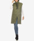 Фото #5 товара Women's Diamond Quilted Hooded Long Puffer Vest Jacket
