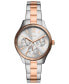 ფოტო #1 პროდუქტის Women's Rye Multifunction Silver-Tone Alloy Watch, 36mm