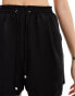 New Look pull on shorts in black