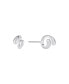 ფოტო #1 პროდუქტის Silver Plated Ear bud Holder Earring