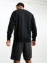 Фото #3 товара Nike Club fleece crew neck sweatshirt in black