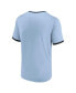 Фото #4 товара Men's Light Blue, Black Minnesota United FC Striker V-Neck T-shirt