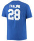 Фото #2 товара Men's Big and Tall Jonathan Taylor Royal Indianapolis Colts Player Name Number T-shirt