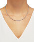 Rounded Box Link 18" Chain Necklace in Sterling Silver or 18k Gold-Plated Over Sterling Silver