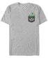 Фото #1 товара Men's Alien Pocket Short Sleeve Crew T-shirt