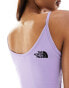 The North Face cropped tank top in purple Exclusive at ASOS