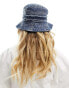 Фото #4 товара South Beach denim bucket hat in blue