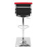 Masters Adjustable Barstool with Swivel in Faux Leather