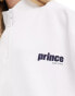Фото #6 товара Prince co-ord half zip sweatshirt in white