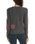 Фото #2 товара Hannah Rose Rose Stamp Cashmere Sweater Women's